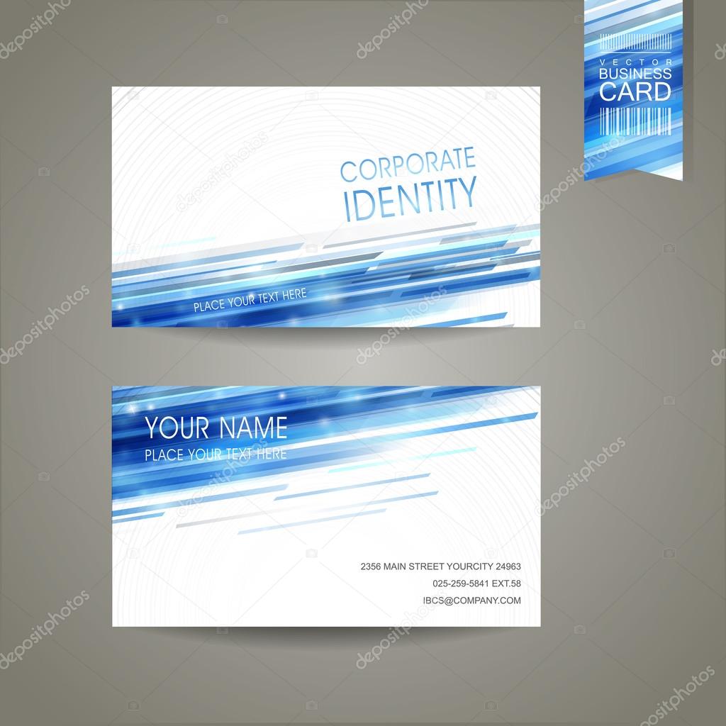 abstract technology background design for business card