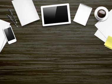 Yer öğeleri çalışma Üstten Görünüm