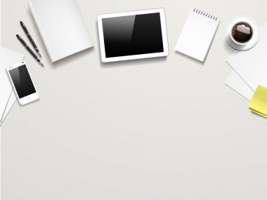 Yer öğeleri çalışma Üstten Görünüm