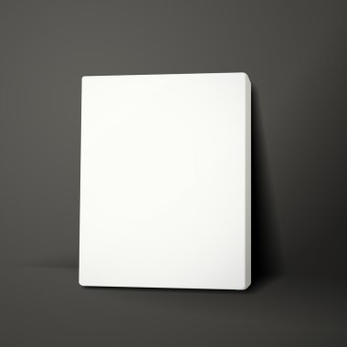 3D boş tuval veya poster 