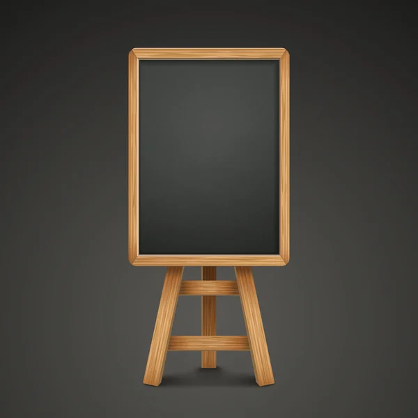 Blank blackboard or sandwich board — Stock Vector