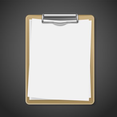 Boş kağıtlı pano