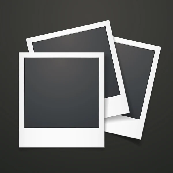 3d photo frames — Stock Vector