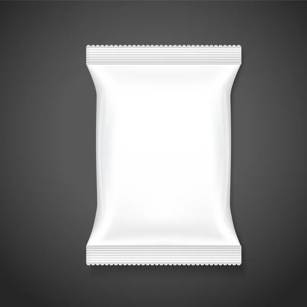 Modèle de paquet vierge — Image vectorielle