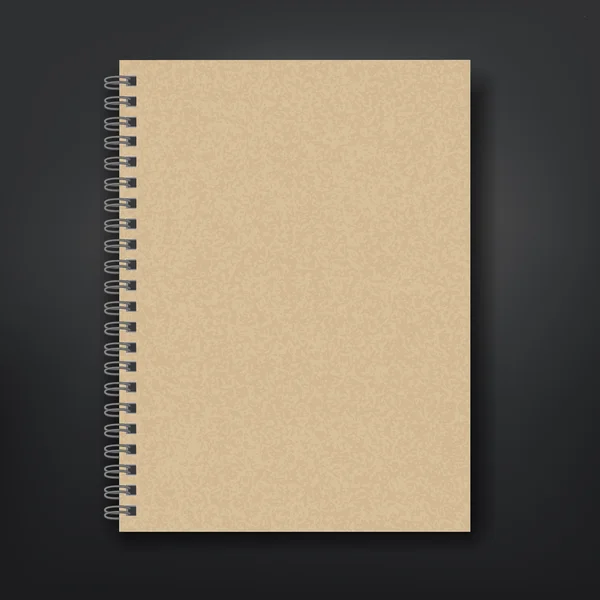 空白のメモ帳 — ストックベクタ