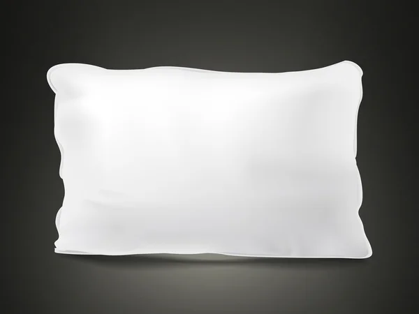 Close up look at blank pillow — Stock Vector