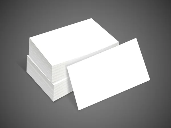 Tarjeta de visita en blanco — Vector de stock