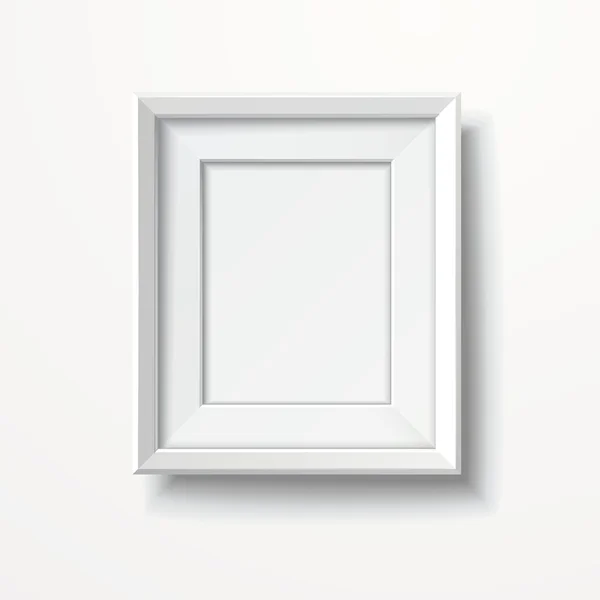 白で隔離される空白の図枠 — ストックベクタ