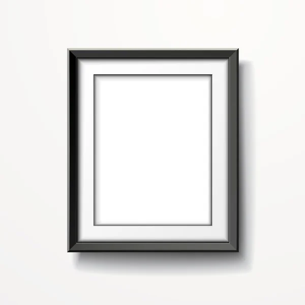 Leeg afbeeldingsframe geïsoleerd op witboş resim çerçevesi üzerinde beyaz izole — Stockvector
