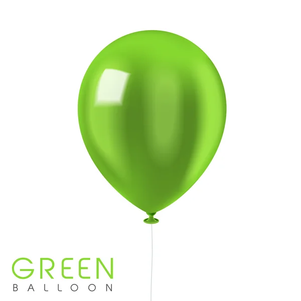 Крупним планом подивіться на зелену кульку — стоковий вектор