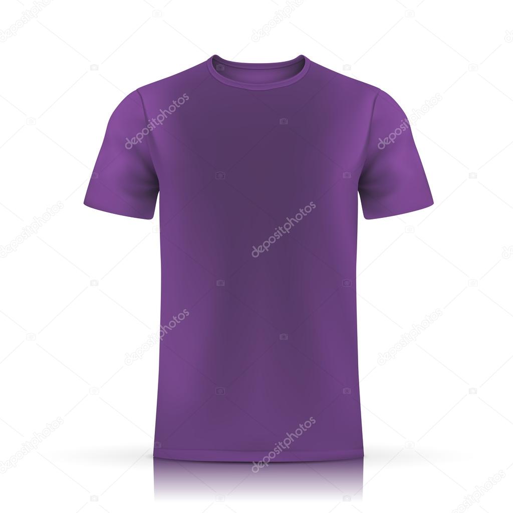 purple T-shirt template