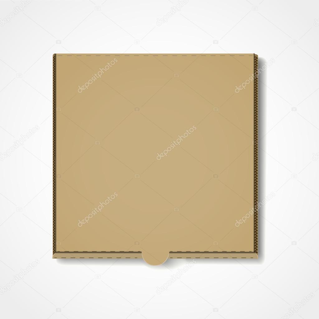 blank pizza box template 