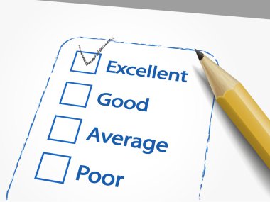 kene mükemmel onay kutusuna kalem ile yerleştirilir.