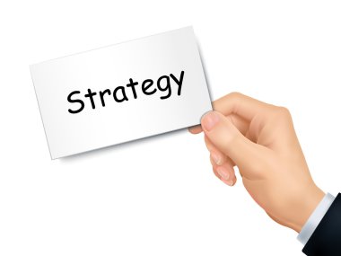 Strateji kartı elinde