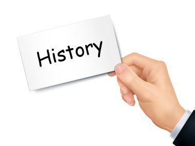 geçmiş kartı elinde