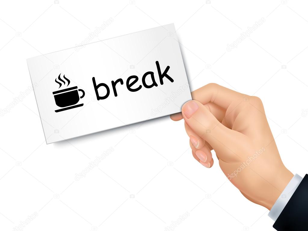 break card in hand