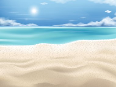 güzel kum plaj sahne arka plan