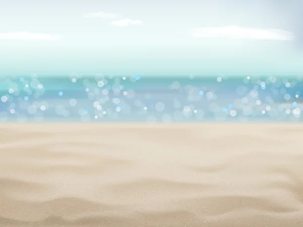 Arena hermosa de fondo de escena de playa — Vector de stock