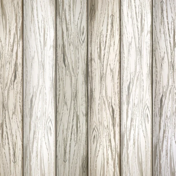 Retro branco textura de madeira fundo — Vetor de Stock