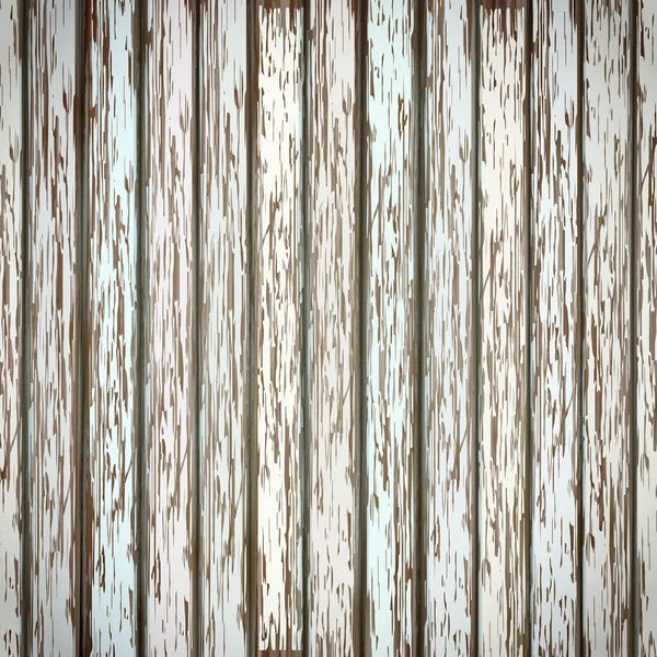 Retro fehér fa textúra háttér — Stock Vector