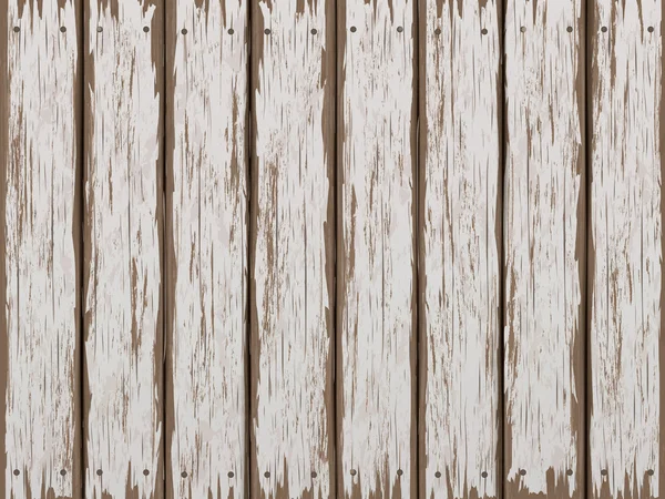 Retro weißen Holz Textur Hintergrund — Stockvektor