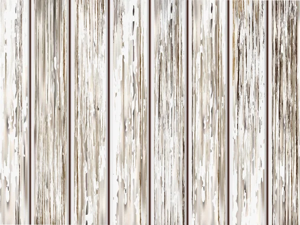 Retro white wooden texture background — Stock Vector