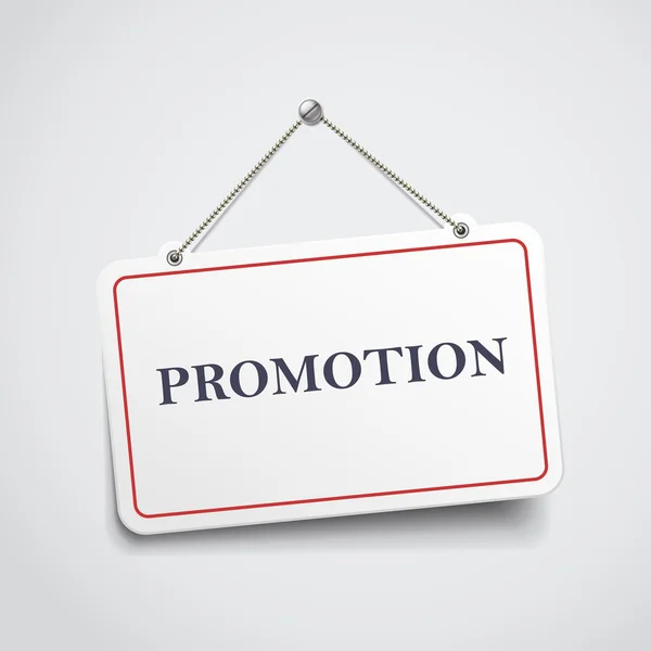 Promotion pendaison signe — Image vectorielle