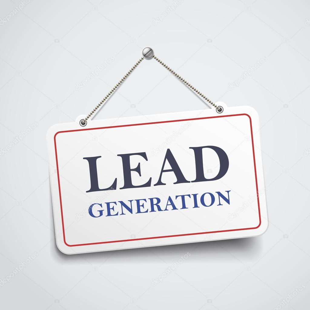 lead generation hanging sign