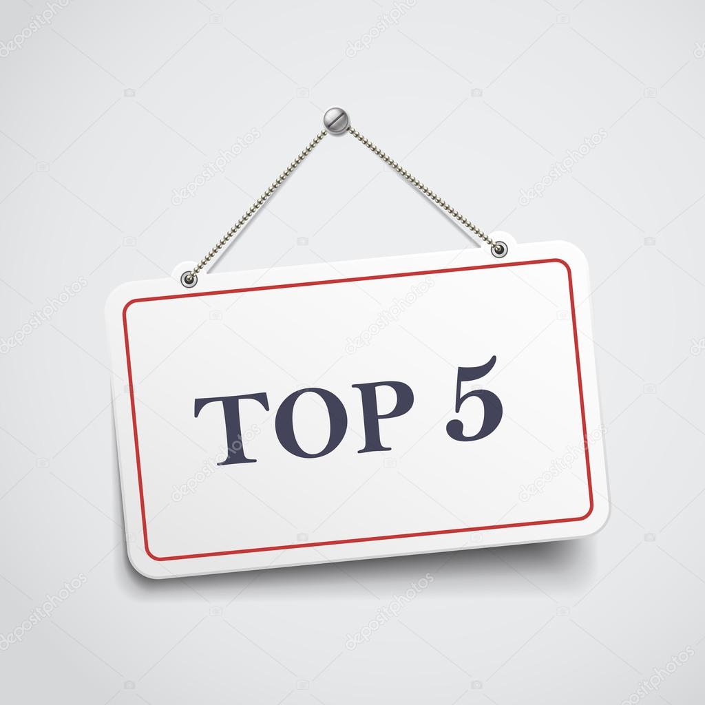 top 5 hanging sign