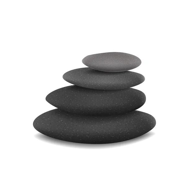 Pedras em pilha equilibrada —  Vetores de Stock