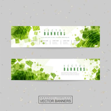 soyut banner şablon tasarımı