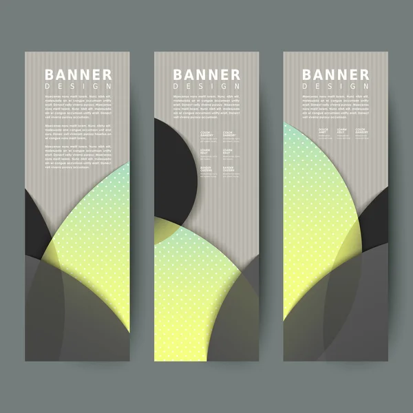 Modernes Banner-Designset — Stockvektor