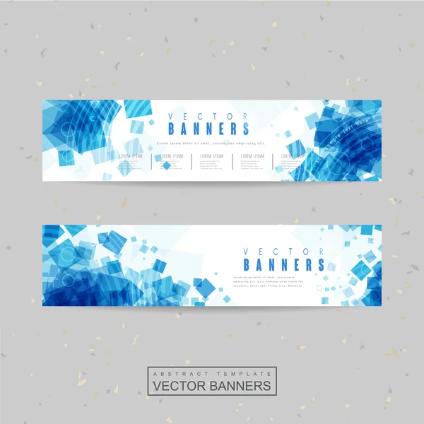 Design de modelo de banner abstrato — Vetor de Stock