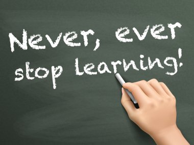 Asla ama asla kelime öğrenme durdurmak