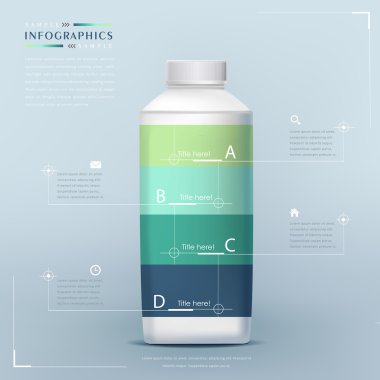 Creative Infographic şablon tasarımı