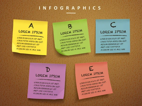 Bildung Konzept Infografik Template Design — Stockvektor