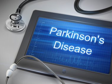parkinson hastalığı kelime tablet üzerinde görüntülenen 