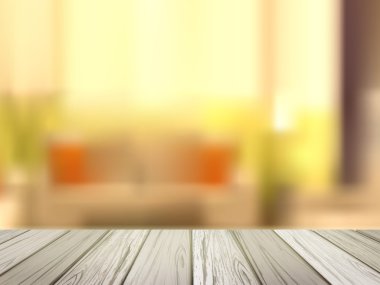 bulanık iç sahne üzerinde ahşap Resepsiyon