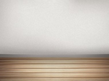 ahşap zemin ile boş iç cephe