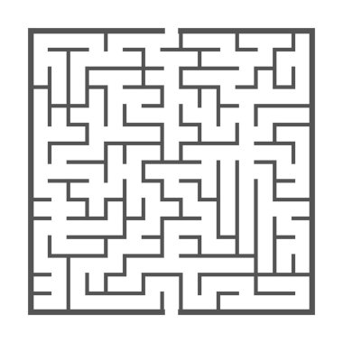 labirent oyun illüstrasyonu