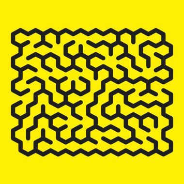 labirent oyun illüstrasyonu