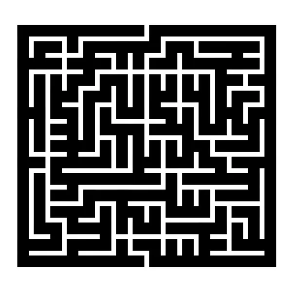 Labyrinth-Spiel Illustration — Stockvektor