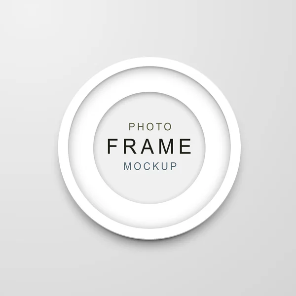 Photo frame mockup — Stock Vector