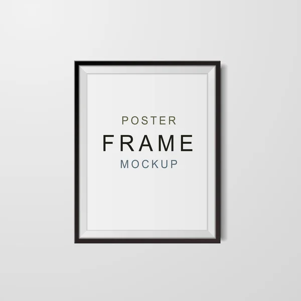 Póster o marco de la foto maqueta — Vector de stock