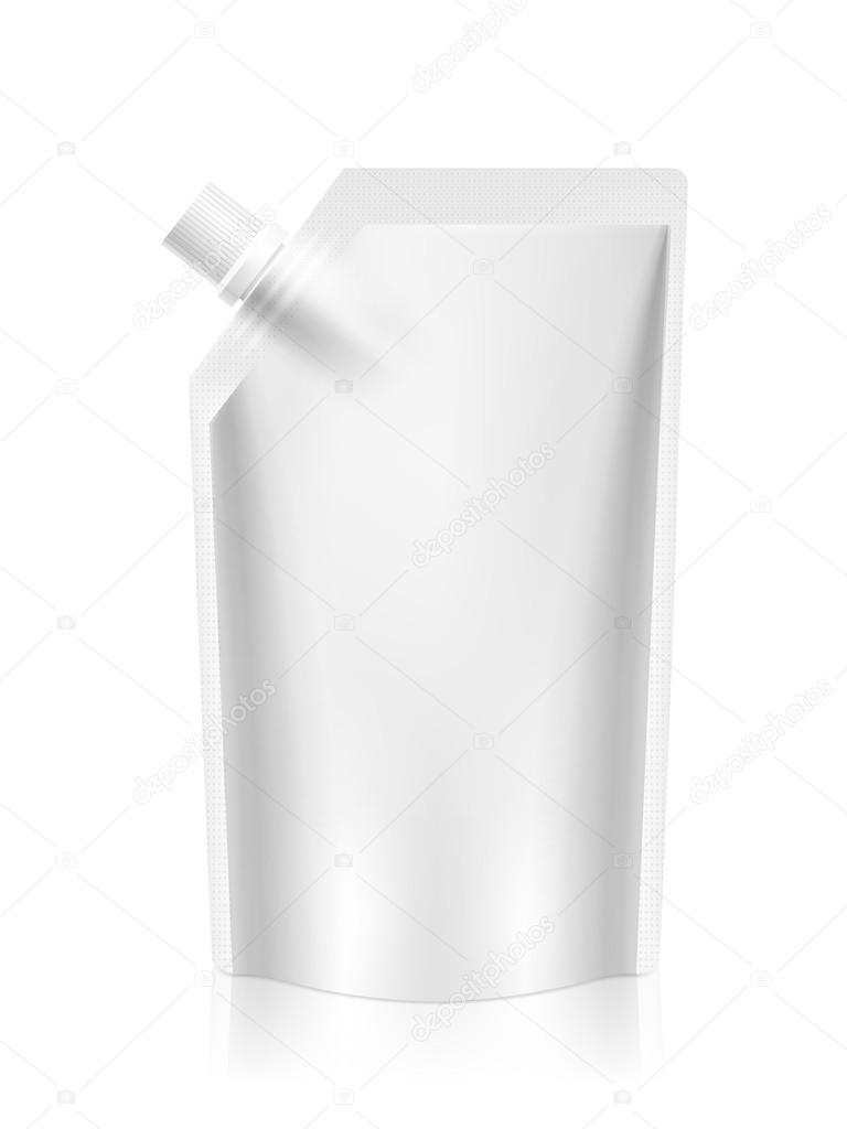 blank foil food or drink packaging