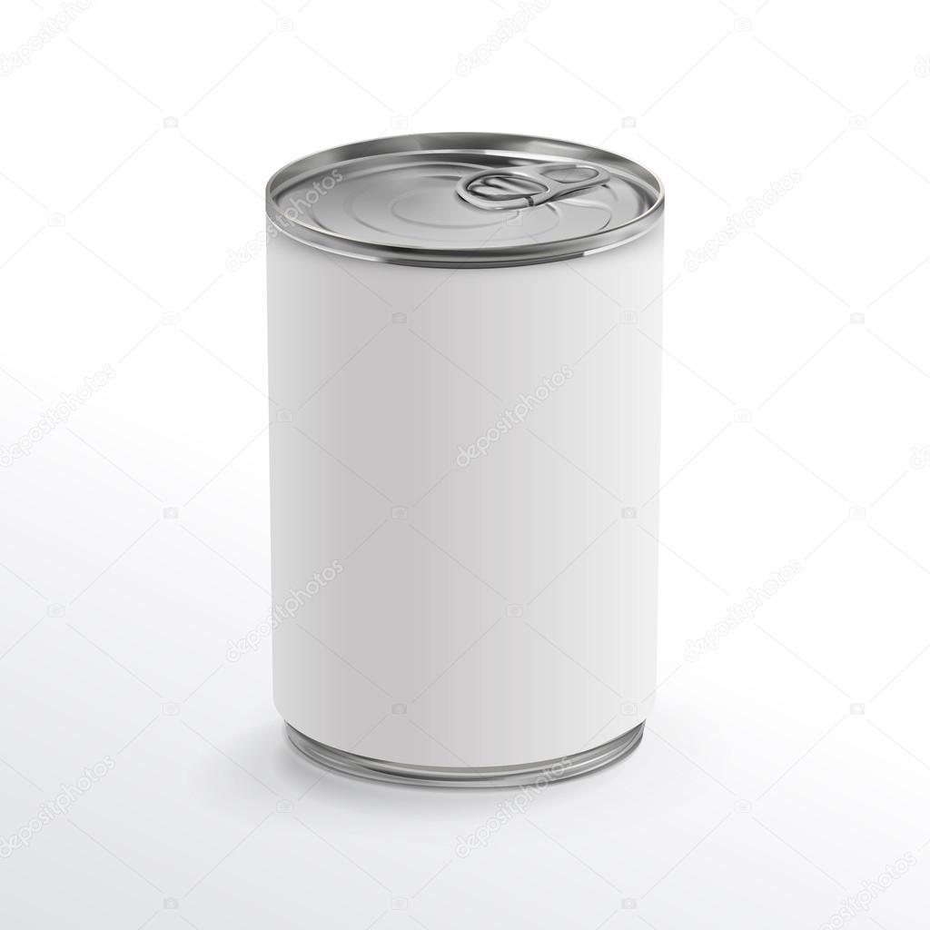 blank aluminum can