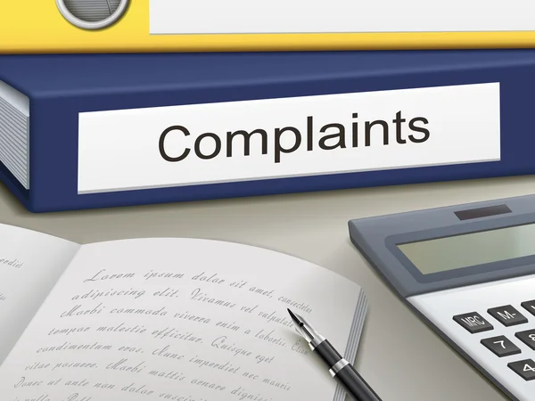 Complaints binders — Stock Vector