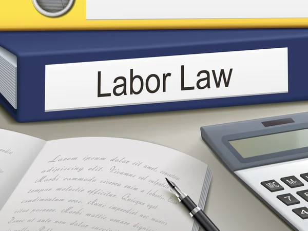 Labor law bindemedel — Stock vektor