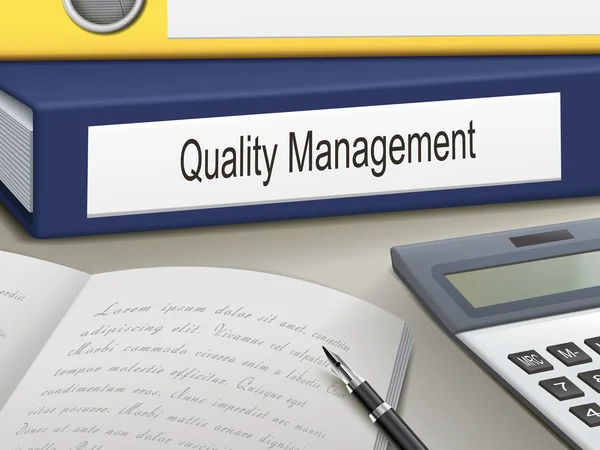 Quality management bindemedel — Stock vektor
