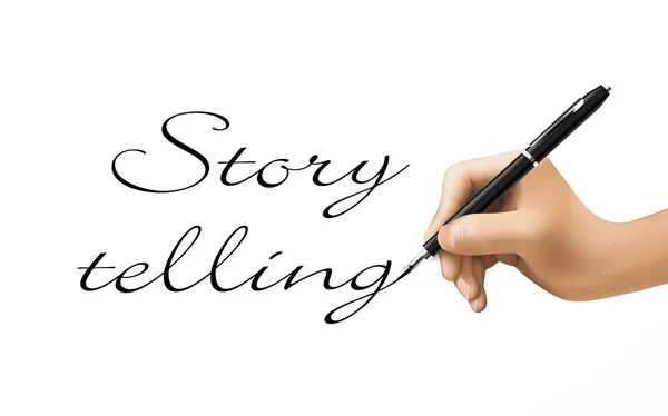 Story telling words written — Stock Vector